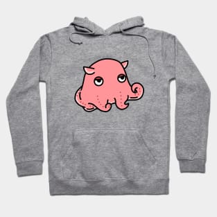 cute flapjack octopus mendako cartoon drawing design Hoodie